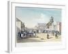 Adelaide, Hindley Street, Plate 41, from 'South Australia Illustrated' by George French Angas, 1847-Samuel Thomas Gill-Framed Giclee Print