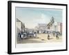 Adelaide, Hindley Street, Plate 41, from 'South Australia Illustrated' by George French Angas, 1847-Samuel Thomas Gill-Framed Giclee Print