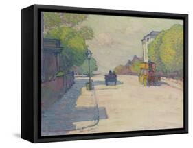 Adelaide Road in Sunlight, 1910-Robert Polhill Bevan-Framed Stretched Canvas