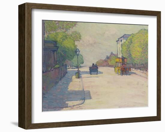 Adelaide Road in Sunlight, 1910-Robert Polhill Bevan-Framed Giclee Print