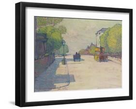 Adelaide Road in Sunlight, 1910-Robert Polhill Bevan-Framed Giclee Print
