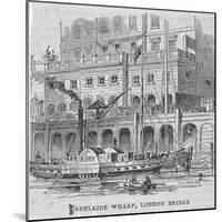 Adelaide Wharf, London Bridge, 1840-William Henry Prior-Mounted Giclee Print