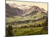 Adelboden, General View, Bernese Oberland, Switzerland, C.1890-C.1900-null-Mounted Giclee Print