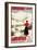 Adelboden, Switzerland - Woman Skier Overlooking Adelboden Poster-Lantern Press-Framed Art Print
