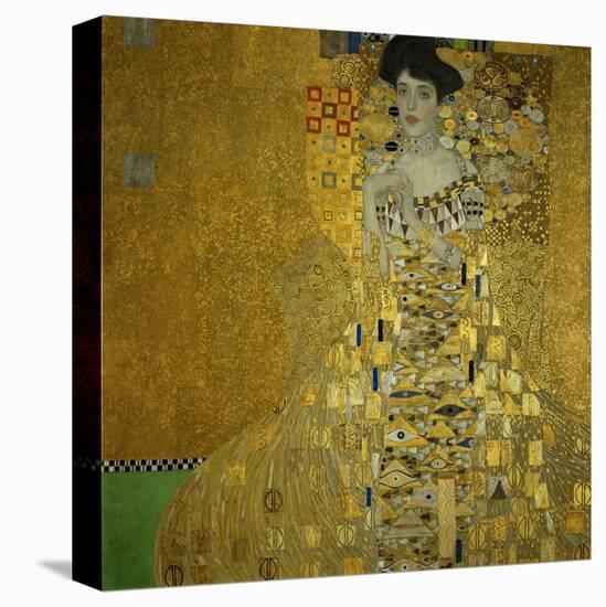Adele Bloch-Bauer I, 1907 Oil, silver, and gold on canvas 55 1/8 x 55 1/8 in. (140 x 140 cm)-Gustav Klimt-Stretched Canvas