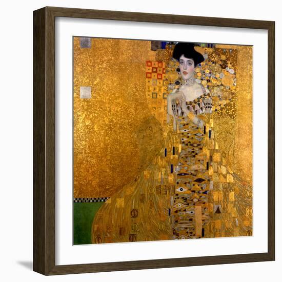 Adele Bloch-Bauer I, 1907-Gustav Klimt-Framed Giclee Print