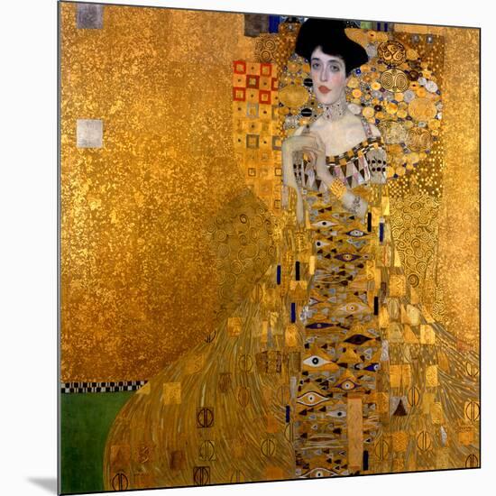 Adele Bloch-Bauer I, 1907-Gustav Klimt-Mounted Giclee Print