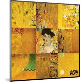 Adele Bloch Bauer-Gustav Klimt-Mounted Premium Giclee Print