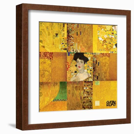 Adele Bloch Bauer-Gustav Klimt-Framed Premium Giclee Print