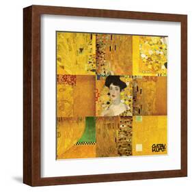 Adele Bloch Bauer-Gustav Klimt-Framed Premium Giclee Print