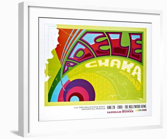 Adele & Chaka Khan 2009-Kii Arens-Framed Art Print