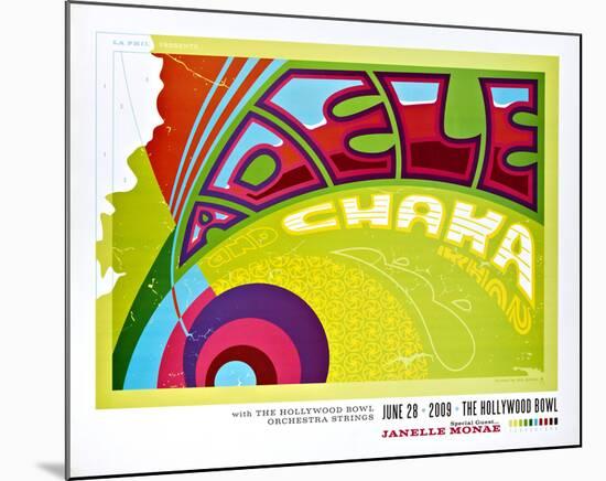 Adele & Chaka Khan 2009-Kii Arens-Mounted Art Print