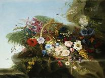 Still Life of Flowers in a Basket, 1852-Adelheid Dietrich-Framed Giclee Print