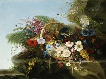 Still Life of Flowers in a Basket, 1852-Adelheid Dietrich-Framed Giclee Print