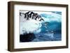 Adelie Penguin, Pygoscelis Adeliae, Group Leaping into Ocean, Paulet Island in Antarctica-slowmotiongli-Framed Photographic Print