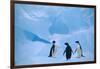 Adelie Penguins Standing on Ice Floe-DLILLC-Framed Photographic Print