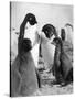 Adelie Penguins-null-Stretched Canvas
