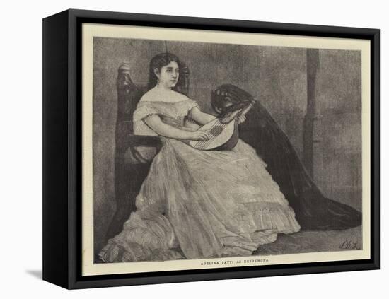 Adelina Patti as Desdemona-Sir James Dromgole Linton-Framed Stretched Canvas