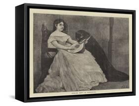 Adelina Patti as Desdemona-Sir James Dromgole Linton-Framed Stretched Canvas