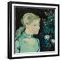 Adeline Ravoux, 1890 (Oil on Fabric)-Vincent van Gogh-Framed Giclee Print