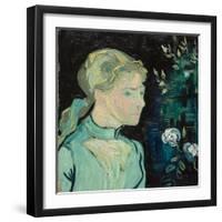 Adeline Ravoux, 1890 (Oil on Fabric)-Vincent van Gogh-Framed Giclee Print