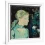 Adeline Ravoux, 1890 (Oil on Fabric)-Vincent van Gogh-Framed Giclee Print