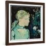 Adeline Ravoux, 1890 (Oil on Fabric)-Vincent van Gogh-Framed Giclee Print