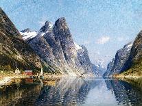 A Calm Day on the Fjord-Adelsteen Normann-Giclee Print