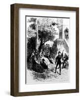 Adenes Le Roi, French Troubadour-null-Framed Art Print