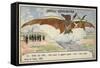 Ader Making a Successful Flight in His Flying Machine Avion, Camp De Satory, France, 1898-null-Framed Stretched Canvas