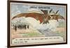 Ader Making a Successful Flight in His Flying Machine Avion, Camp De Satory, France, 1898-null-Framed Giclee Print