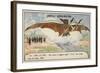 Ader Making a Successful Flight in His Flying Machine Avion, Camp De Satory, France, 1898-null-Framed Giclee Print