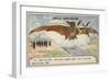 Ader Making a Successful Flight in His Flying Machine Avion, Camp De Satory, France, 1898-null-Framed Giclee Print