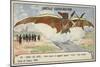 Ader Making a Successful Flight in His Flying Machine Avion, Camp De Satory, France, 1898-null-Mounted Giclee Print