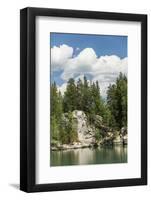 'Adersbach', Adršpach-Teplice Rocks, rock town, lake-Klaus-Gerhard Dumrath-Framed Photographic Print