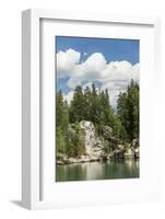 'Adersbach', Adršpach-Teplice Rocks, rock town, lake-Klaus-Gerhard Dumrath-Framed Photographic Print