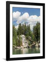 'Adersbach', Adršpach-Teplice Rocks, rock town, lake-Klaus-Gerhard Dumrath-Framed Photographic Print