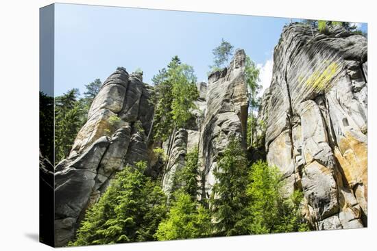 'Adersbach', Adršpach-Teplice Rocks, rock town-Klaus-Gerhard Dumrath-Stretched Canvas