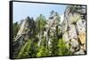 'Adersbach', Adršpach-Teplice Rocks, rock town-Klaus-Gerhard Dumrath-Framed Stretched Canvas