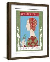 Adeste Fidelis-David Chestnutt-Framed Giclee Print