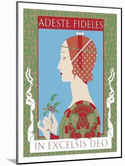 Adeste Fidelis-David Chestnutt-Mounted Giclee Print