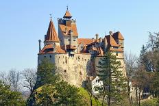 Bran Castle, Transylvania (Dracula`S Castle)-Adi Ciurea-Framed Stretched Canvas