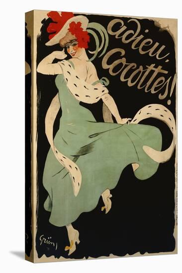 Adieu, Cocottes, 1903-Jules-Alexandre Grün-Stretched Canvas