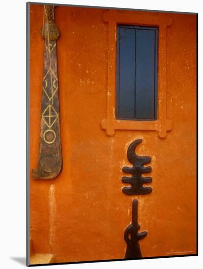 Adinkra Symbols on Shrine to Nana Yaa Asantewaa, Ejisu, Ghana-Alison Jones-Mounted Photographic Print