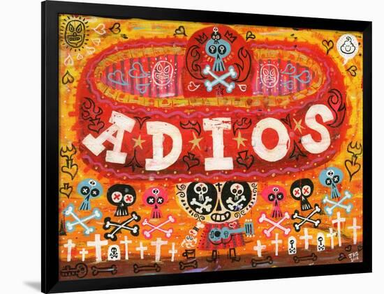 Adios Amigos-Jorge R. Gutierrez-Framed Art Print