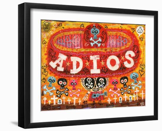 Adios Amigos-Jorge R. Gutierrez-Framed Art Print