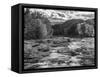 Adirondack Beauty In Black And White-Steven Maxx-Framed Stretched Canvas