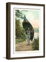 Adirondack Carry, New York-null-Framed Art Print