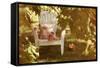 Adirondack Chair and Book on a Summer Day-soupstock-Framed Stretched Canvas
