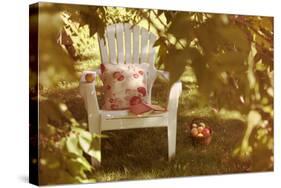 Adirondack Chair and Book on a Summer Day-soupstock-Stretched Canvas